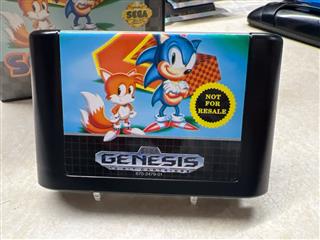 SONIC THE HEDGEHOG 2 (SEGA GENESIS) CIB - CLEANED & POLISHED - NICE!